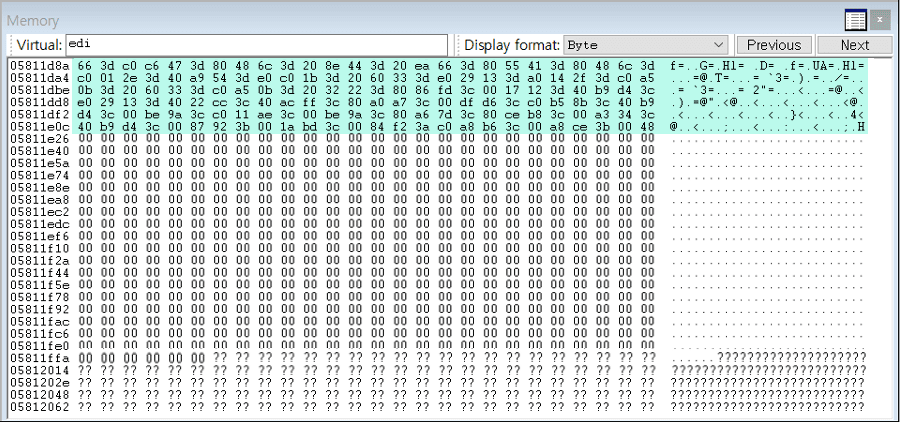 Buffer overflow step 3