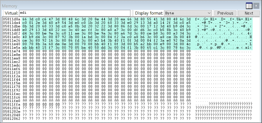 Buffer overflow step 4