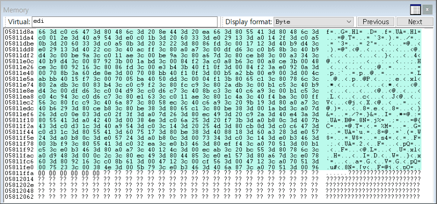 Buffer overflow step 9